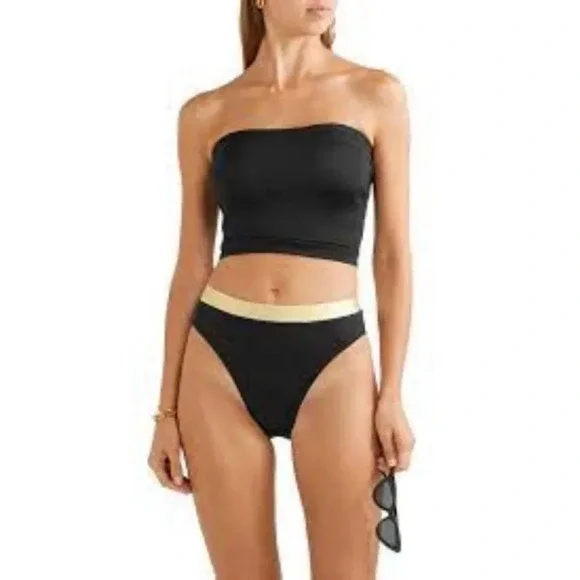 Solid & Striped Bella High Rise Bikini Bottom - Picture 2 of 5